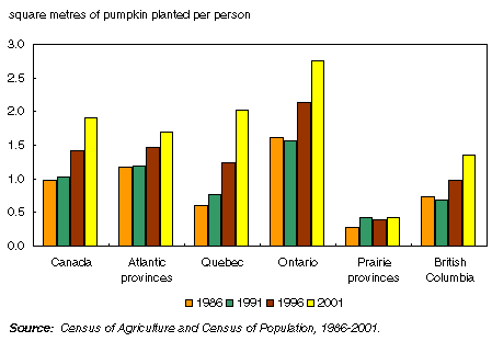 Figure: Pumpkins growing by leaps and bounds