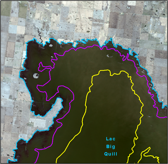 Carte 4 - Lac Quill en Saskatchewan