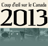 Un coup d'oeil sur le Canada 2013 logo
