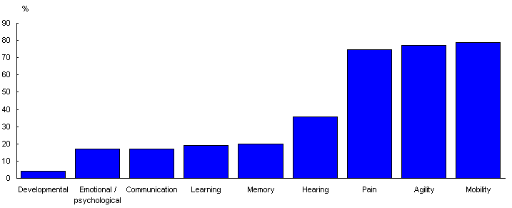 Chart 1 Common limitations paired with seeing conditions, 2006