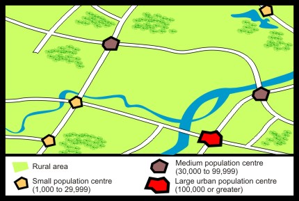 Image of population centre