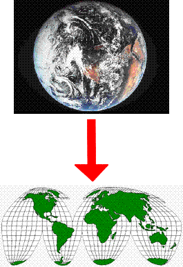 Image de une carte est une  représentation simplifiée de la surface de la terre, qui indique où sont situés  les endroits et les choses et qui nous aide à communiquer ces données spatiales  efficacement