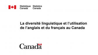 La diversité linguistique et l’utilisation de l’anglais et du français au Canada