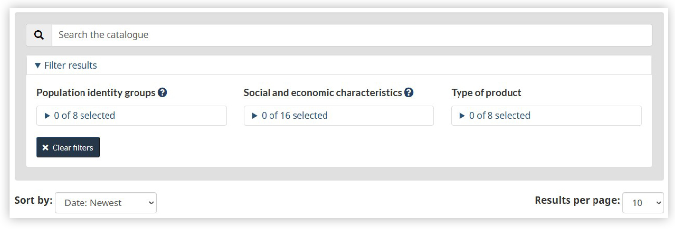 Figure 1 - A search interface