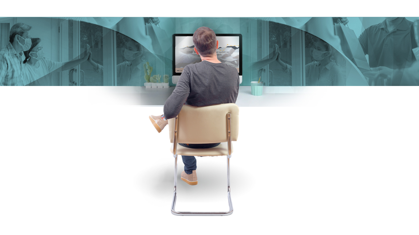 Stylized COVID-19 photographs