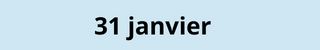 31 janvier