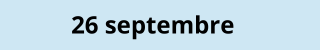 26 september