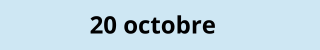 20 octobre