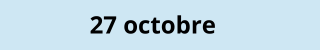 27 octobre