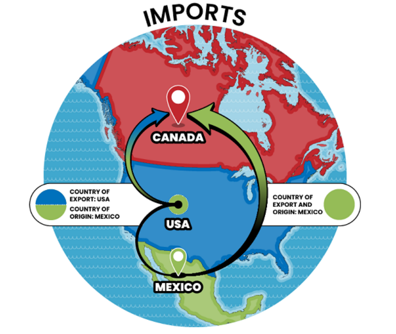 Infographic 1 - Flow of imports