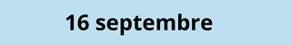 16 septembre