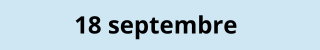 18 septembre