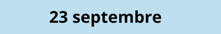 23 septembre