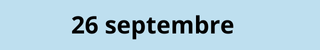 26 septembre