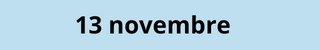 13 novembre