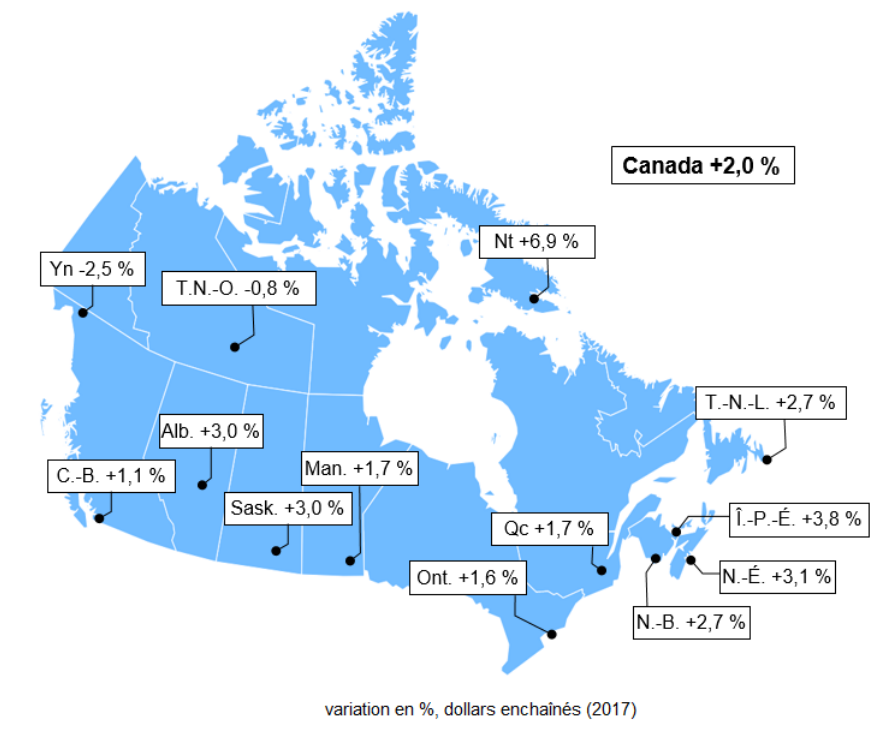 Carte 1 - Produit intérieur brut en 2024