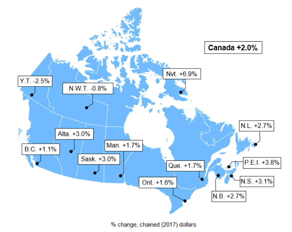 Map 1 - Gross domestic product in 2024