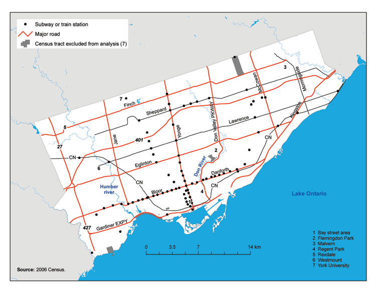 Local context, city of Toronto, 2006