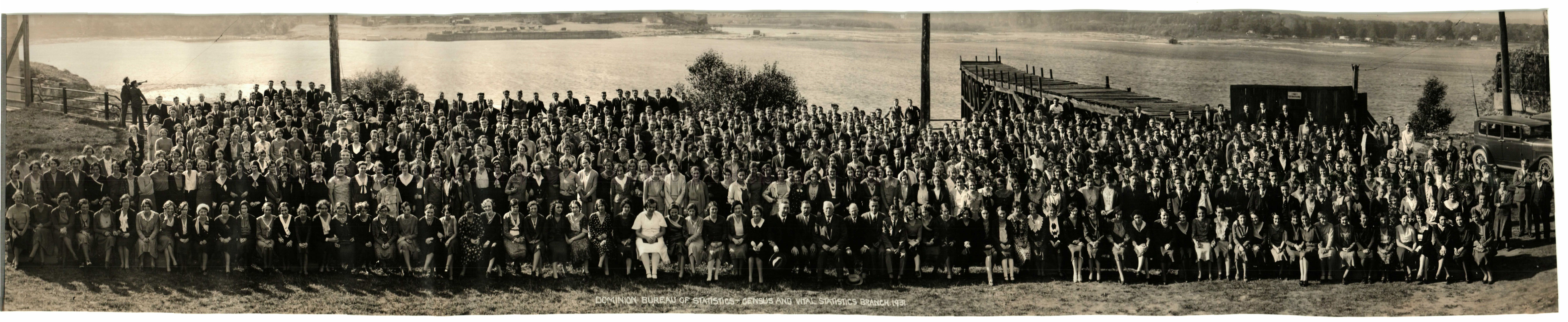 1931 Employees of the census and vital statistics branch 