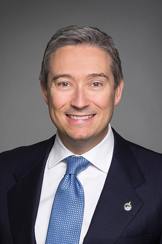 Photo de l'honorable François-Philippe Champagne, C.P., député Ministre de l'Innovation, des Sciences et de l'Industrie