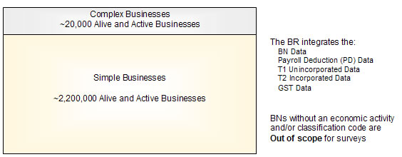 Figure 1 Simple and complex businesses