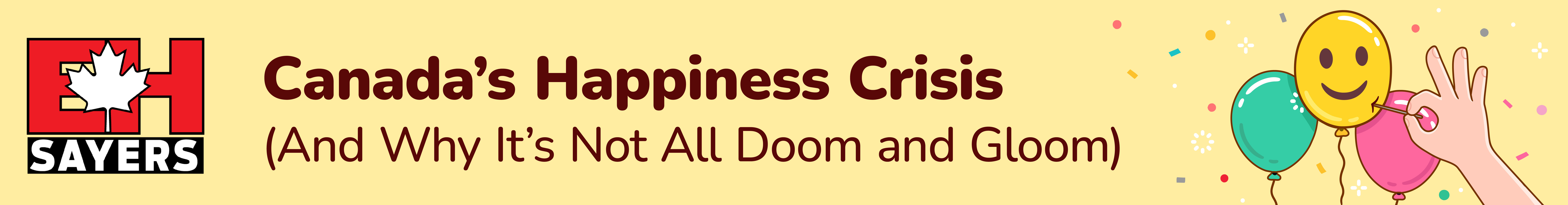 Canada's Happiness Crisis (And Why It's Not All Doom and Gloom) 