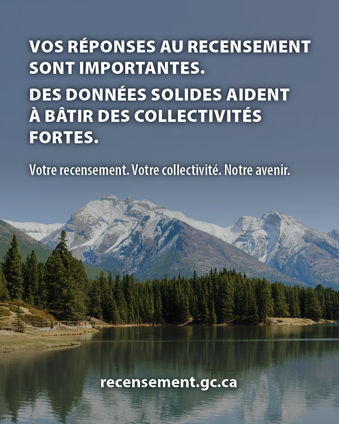 Vignette 1 : Vos réponses au recensement sont importantes. Des données solides aident à bâtir des collectivités fortes. Votre recensement. Votre collectivité. Notre avenir. recensement.gc.ca 