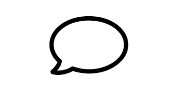 Illustration d'une bulle de dialogue 