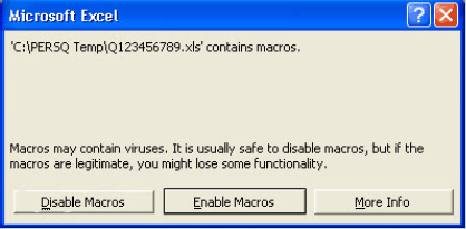 Figure 4a tells you that you should click on 'Enable macros'. Figure 4a tells you that you should click on 'Enable macros'.