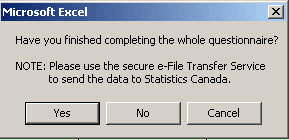 Figure 8a asks if you have completed filling in the questionnaire, a yes or no answer. Figure 8a asks if you have completed filling in the questionnaire, a yes or no answer.