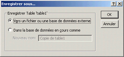 La figure 9b illustre un écran qui vous aide à convertir vos données du format Microsoft Access au format Excel. Sur la barre d'outils, choisissez 'Enregistrer sous' sous 'Fichier'. La figure 9b illustre un écran qui vous aide à convertir vos données du format Microsoft Access au format Excel. Sur la barre d'outils, choisissez 'Enregistrer sous' sous 'Fichier'.