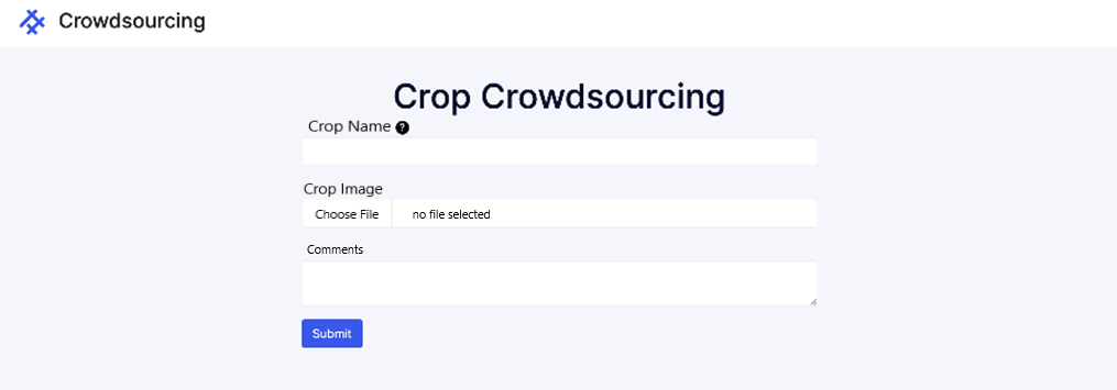 The crowdsourcing output page