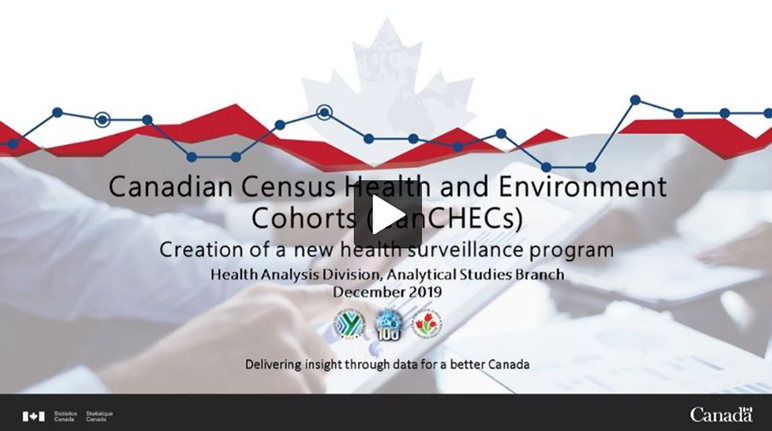 Video: Canadian Census Health and Environment Cohorts (CanCHECs): Creation of a new health surveillance program - Thumbnail
