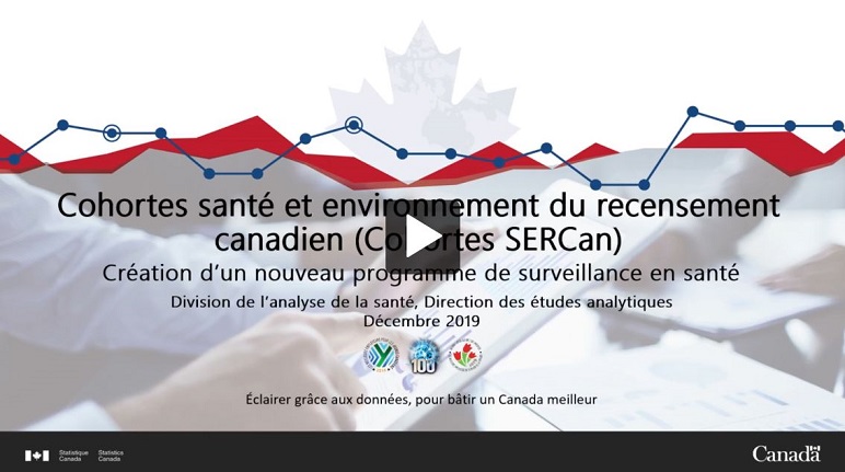 Video: Cohortes santé et environnement du recensement canadien (Cohortes SERCan) : Création d'un nouveau programme de surveillance de la santé - Thumbnail