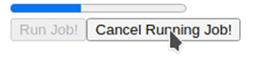 Figure 3 - Example of simple Dash application with progress and cancellation.