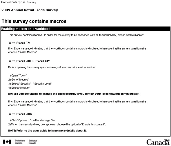 Figure 4b contains instructions to open the questionnaire in various Excel versions. 