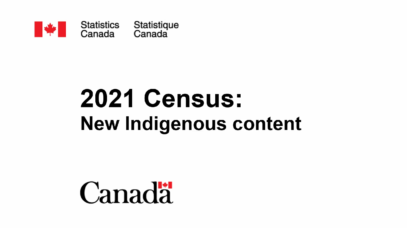 2021 Census: New Indigenous content