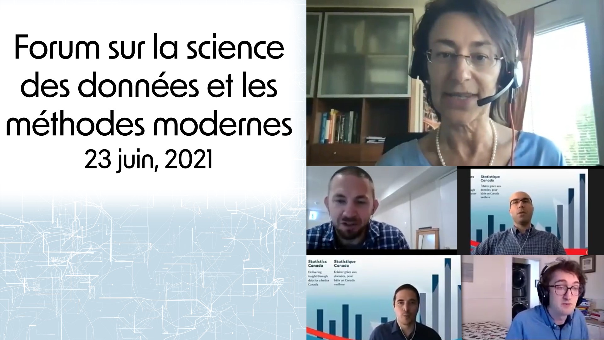 Fourm sur la science des données et les méthodes modernes - 23 juin, 2021