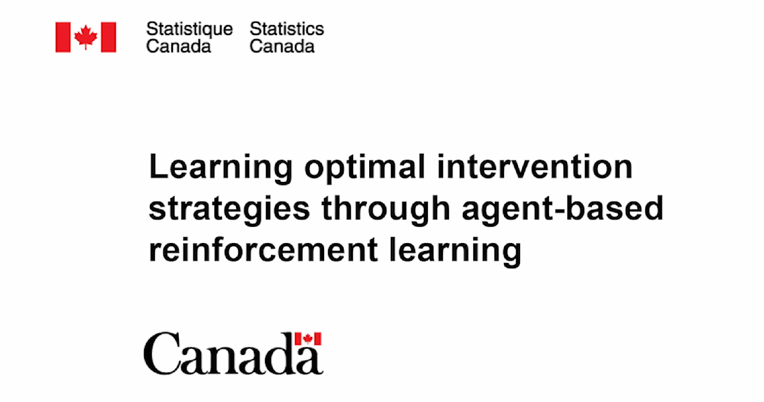 Learning optimal intervention strategies through agent-based reinforcement learning