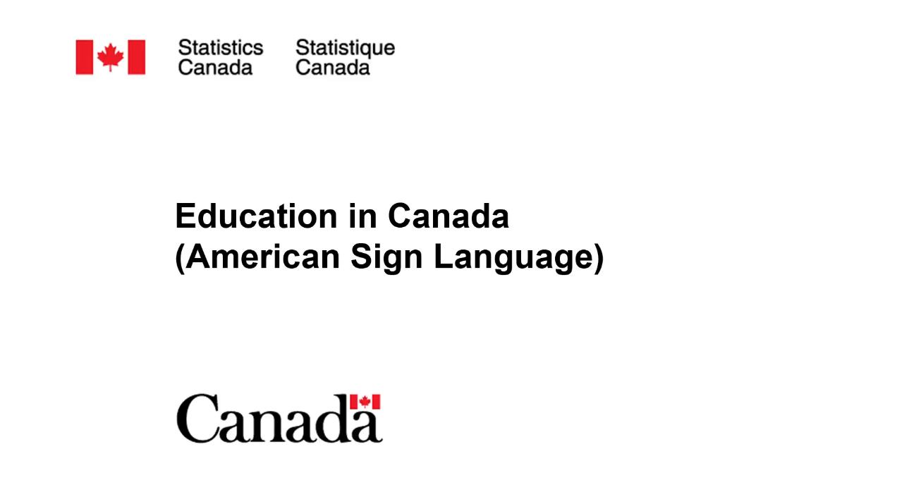 Education in Canada (American Sign Language)