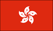 Flag on Hong Kong