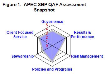 Figure 1. APEC SBP QAF Assessment IIA CMM Ranking Profile