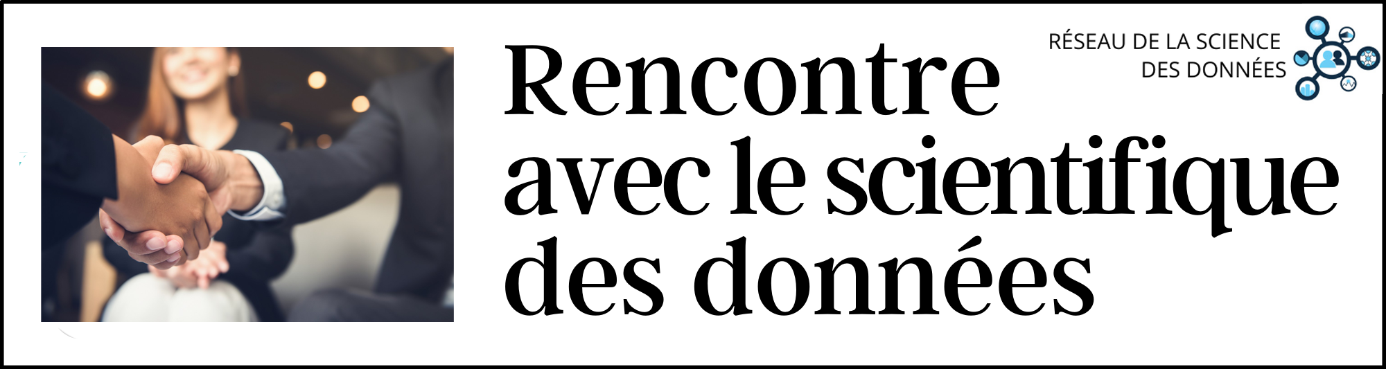 Rencontre avec le scientifique des données page d'inscription 