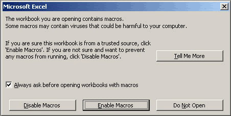 Figure 4a tells you that you should click on “Enable macros”.