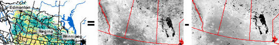 Example with week 34, 2009 (AVHRR NDVI) 