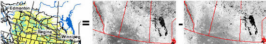 Example with week 34, 2009 (AVHRR NDVI)
