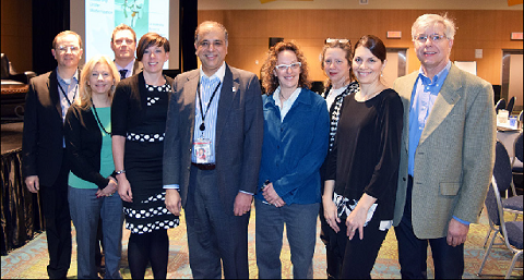 Chief Statistician Anil Arora with the organizing committee of the Middle Managers’ Conference held in February in Gatineau, Québec.