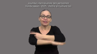Journée internationale des personnes handicapées, 2025 : mettre en lumière les expériences des personnes ayant une incapacité