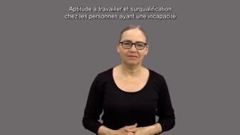 Aptitude à travailler et surqualification chez les personnes ayant une incapacité