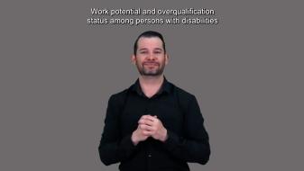 Work potential and overqualification status among persons with disabilities